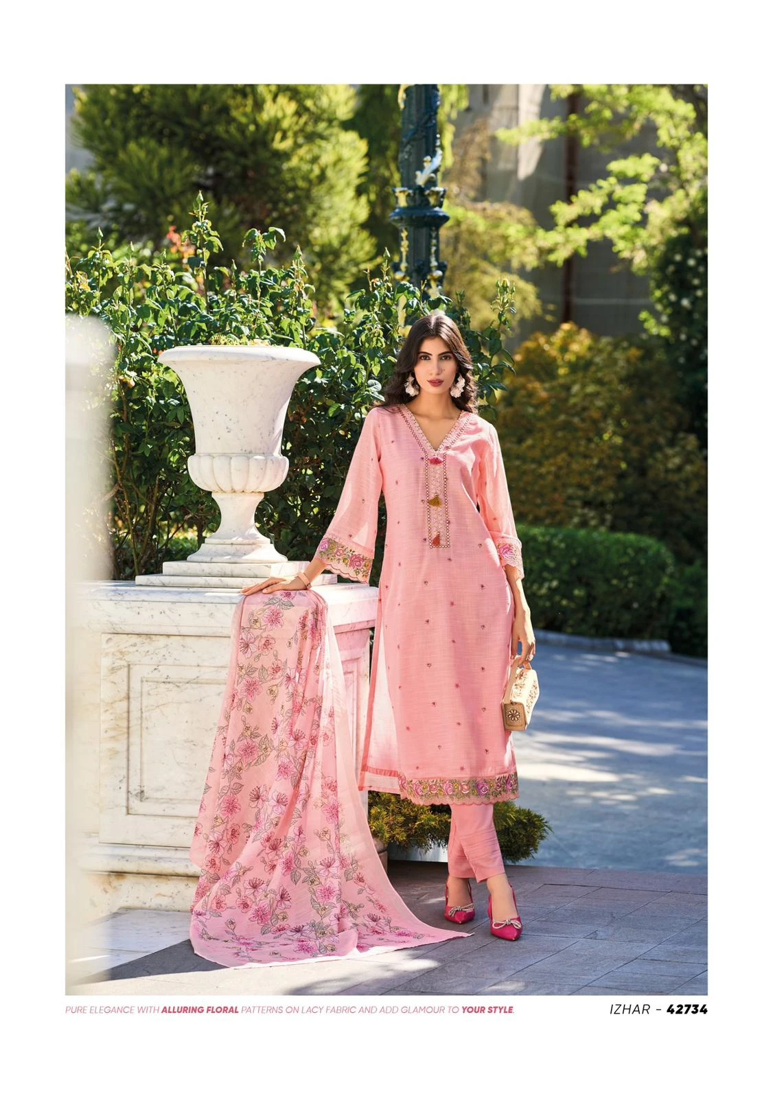 Kailee Fashion Izhaar Vol 3 Pure Linen Wholesale Pakistani Readymade Salwar Suit Catalog — Wholesale Pakistani Suits, Kailee Fashion wholesale from Surat - Gallery Image 5